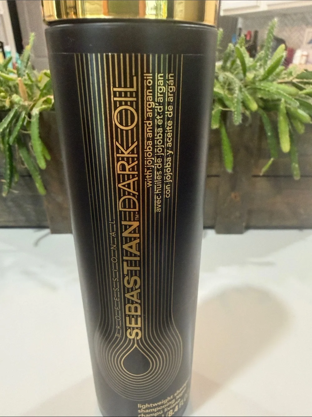 Sebastian Dark Oil Lightweight Shampoo - Black & Gold 8.4 oz